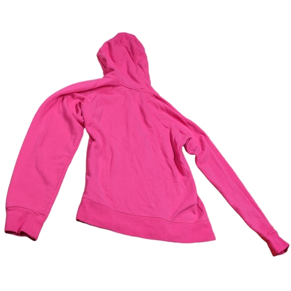 The North Face Women's Medium Half Dome Hot Pink & Navy Full Zip Hoodie NWT - Picture 2 of 14